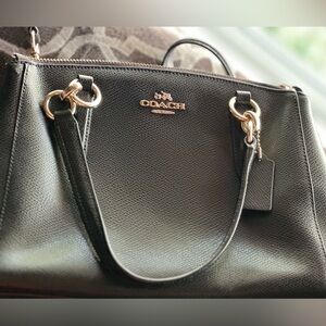Small black Coach crossbody bag
